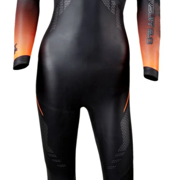 Michael Phelps  Women/Teen Pursuit 2.0 Fullsleeve Triathlon Wetsuit - Black/XXS - Picture 5 of 7